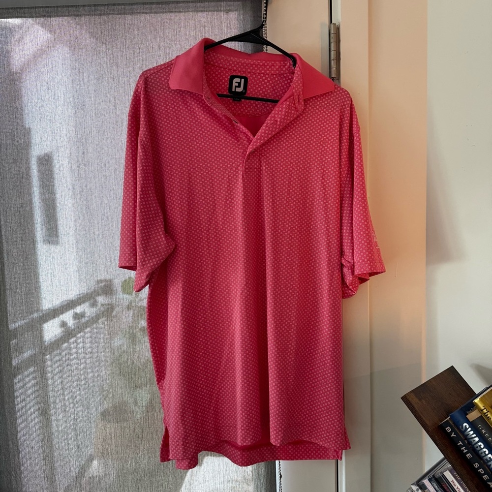 Men's Pink FJ Polo Shirt